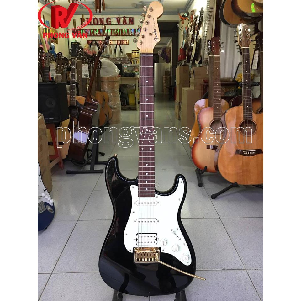 Đàn guitar điện solo Fender màu đen