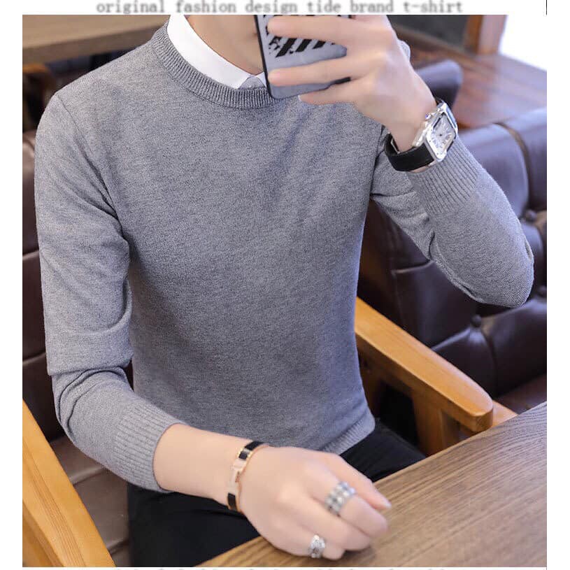 Bán sỉ áo len nam trơn $ | BigBuy360 - bigbuy360.vn