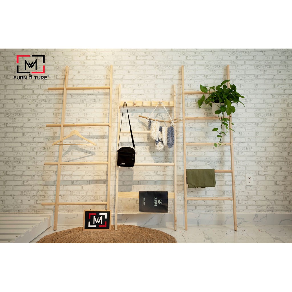 Thang trang trí decor homestay C Towel Ladder - MW FURNITURE - Nội thất căn hộ