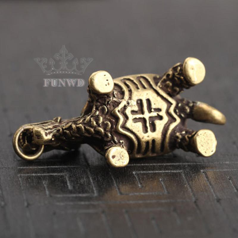 Mô hình rùa bằng đồng sáng tạo dùng để trang trí