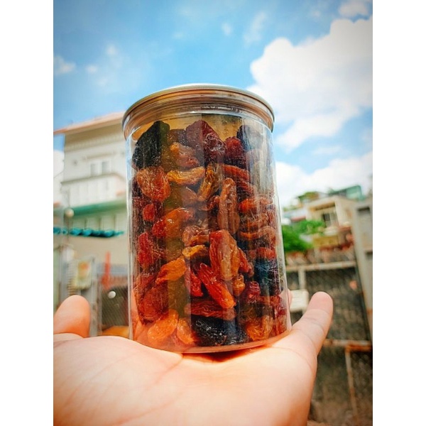 hủ pet-350gr nho 3 màu mix vị