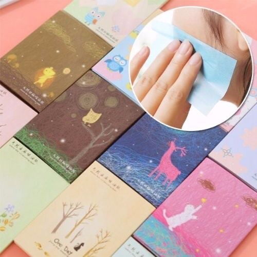 Bộ 50 Khăn Giấy Thấm Hút Dầu Chăm Sóc Da Mặt Cho Nam Nữ | BigBuy360 - bigbuy360.vn