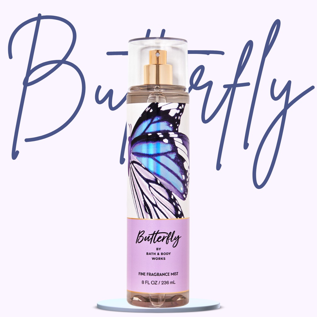 XỊT THƠM TOÀN THÂN BUTTERFLY - BODY MIST BATH & BODY WORKS 236ML