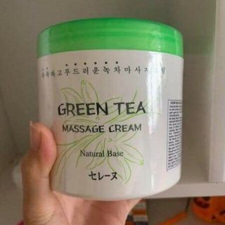 Kem massage mặt trà xanh green tea
