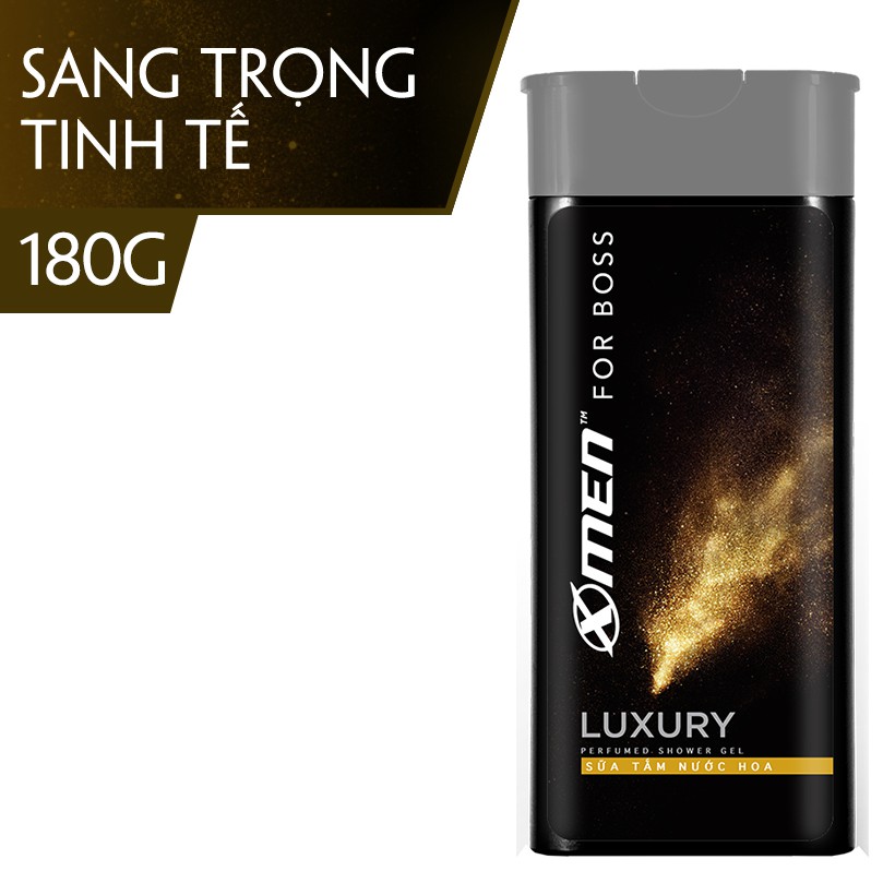 Sữa tắm nước hoa X-Men For Boss Luxury 180g - Mùi hương sang trọng tinh tế