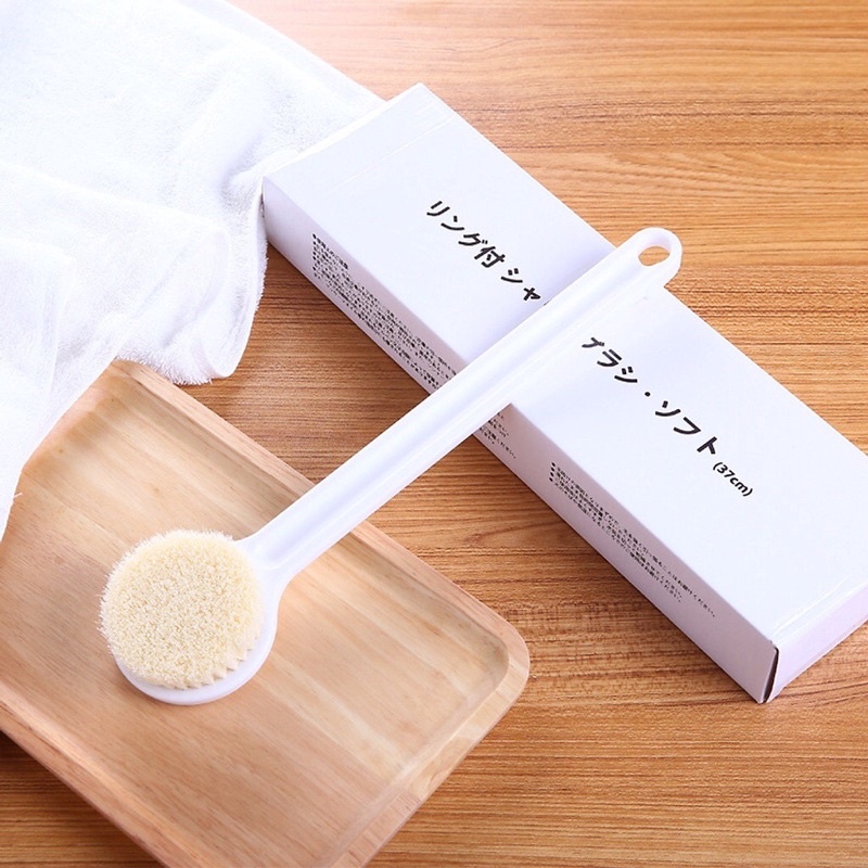 Cọ Lưng Muji Nhật Bản Mềm Mại Êm Ái Tẩy Tế Bào Chết Tiện Lợi