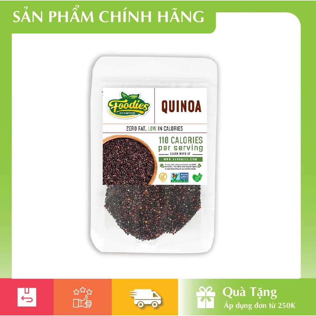 [HÀNG CHÍNH HÃNG] Hạt Diêm Mạch (Quinoa) Đen Canada