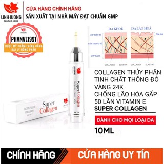 [CHÍNH HÃNG] SUPER COLLAGEN THỦY PHÂN TINH CHẤT VÀNG MỜ NẾP NHĂN NGỪA LÃO HÓA