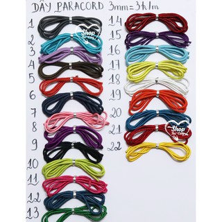 Dây Paracord sinh tồn 3mm