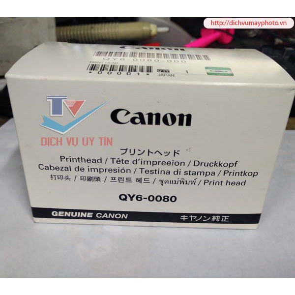 Đầu kim phun máy in màu Canon IX6770 6870 mới hàng chính hãng