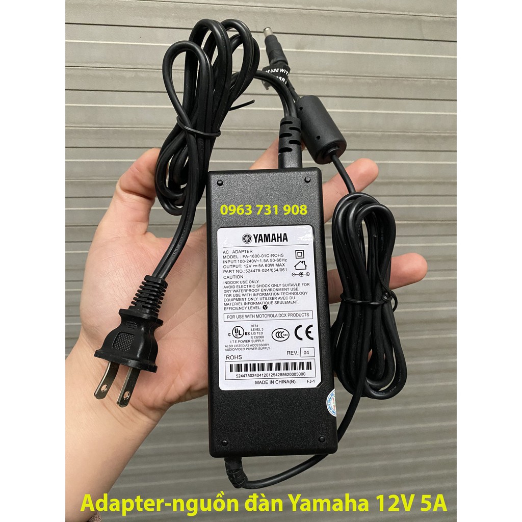 Bộ nguồn 12v 5a đàn yamaha bản gốc