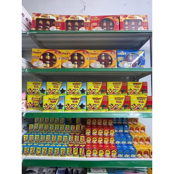 Yến sào Happy-Tổ yến chưng sẵn Cao Cấp hủ rời và xách các loại (6 hủ lột tem tặng 1 hủ)