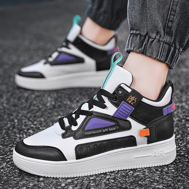 Giày Cao Cổ Nam - Phong Cách Cá Tính Trẻ Trung Năng Đông - hot trend 2021 - Mã H667