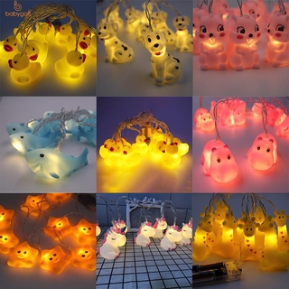 Dây Đèn Led Hình Thú Dễ Thương Trang Trí Phòng Ngủ Cho Bé