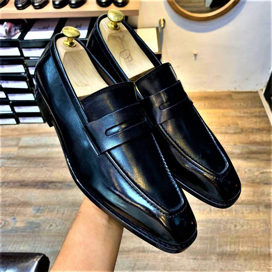 Giày nam Công sở Da Bò Đế Phíp gỗ cao cấp Bảo hành 12 tháng 🐢