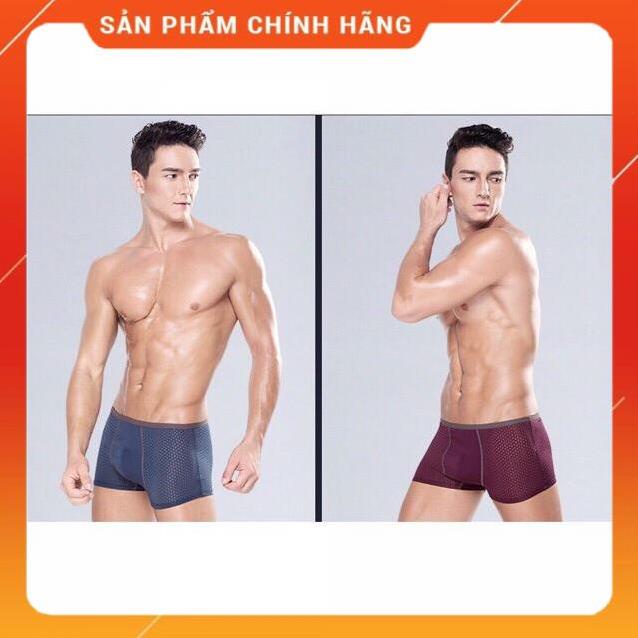 Hộp 4 Quần Sịp Đùi Thông Hơi Men 102 (Ảnh Thật)
