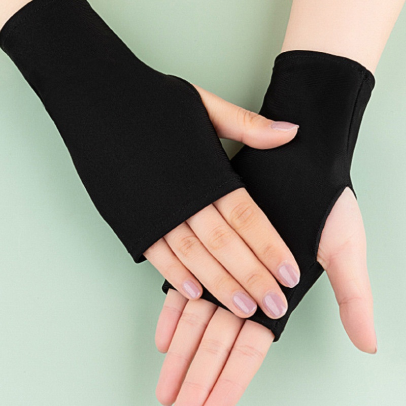 Đôi Găng Tay Len Hở Ngón Màu Sắc Thời Trang Cho Nữ