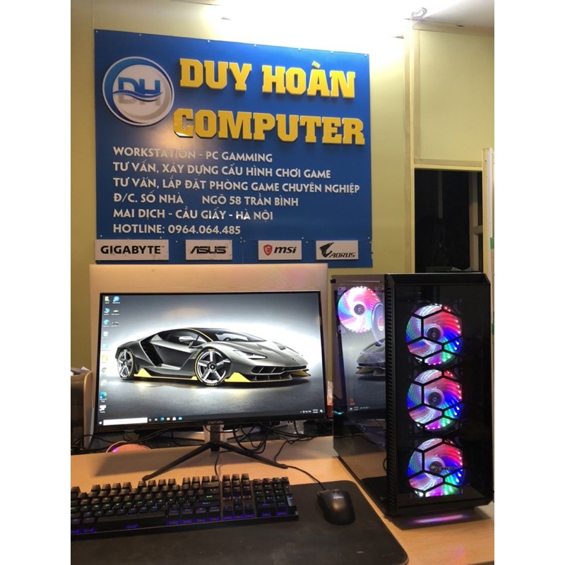 Trọn bộ máy tính i3 + màn hình 20ich led chơi maxseting liên minh huyền thoại