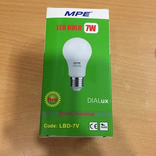 Bóng đèn LED Bulb  MPE - Ánh sáng trắng/vàng -  3w, 5w, 7w, 9w, 12, 15w cao cấp MPE
