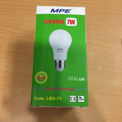 Bóng đèn LED Bulb  MPE - Ánh sáng trắng/vàng -  3w, 5w, 7w, 9w, 12, 15w cao cấp MPE ( tiêu chuẩn châu âu)