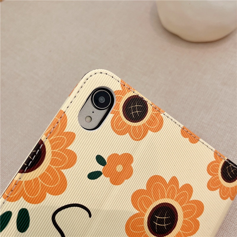 Ốp Máy Tính Bảng Da PU Có Đế Cho iPad Mini /Air 1 2/Pro 9.7/4th 5th 6th 2017 2018/7th 8th 9th Gen 2019 2020 2021