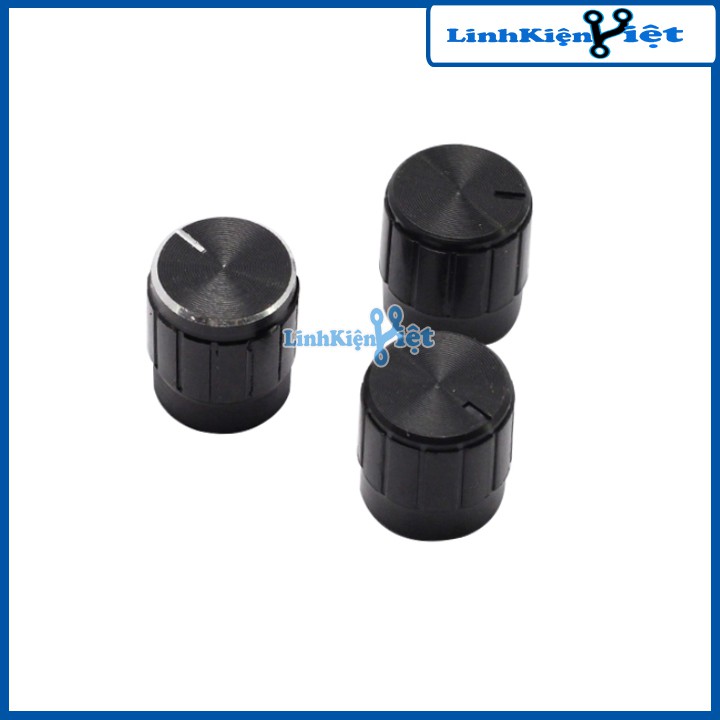 NÚM TRIẾT ÁP-NHÔM ĐEN NT1517 16MM