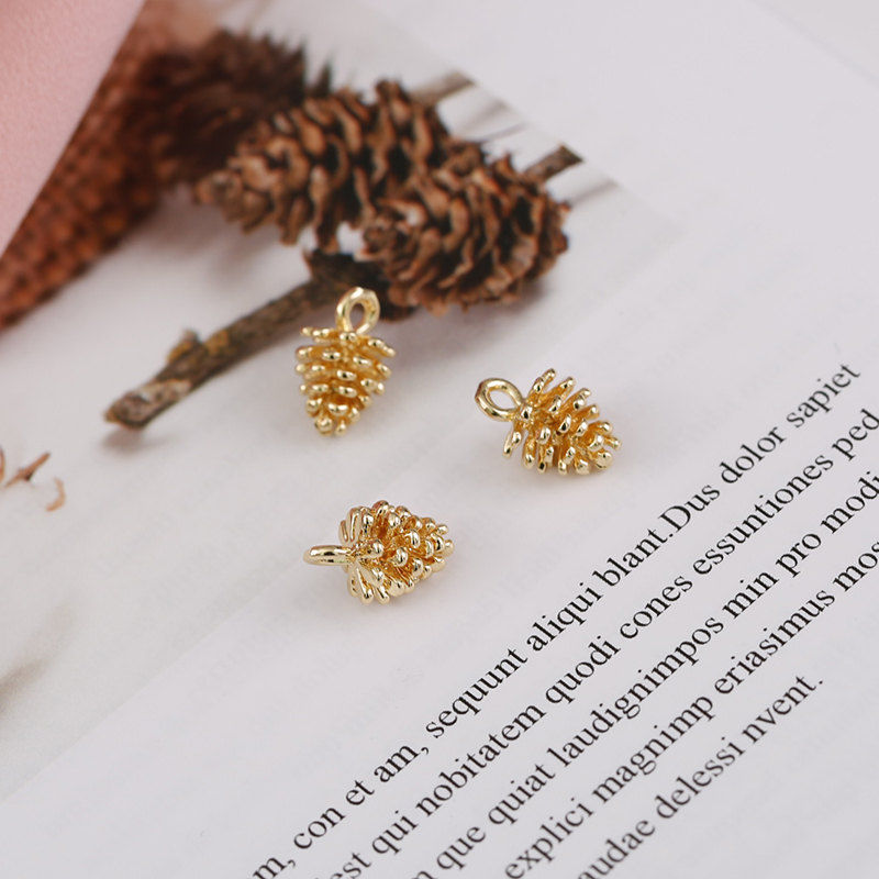 Vòng cổ Mạ Vàng 18k Mặt Quả Dứa Xanh