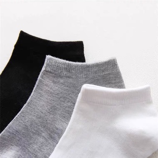Tất vớ nam nữ trơn cổ ngắn basic [WAZZI.SHOP]