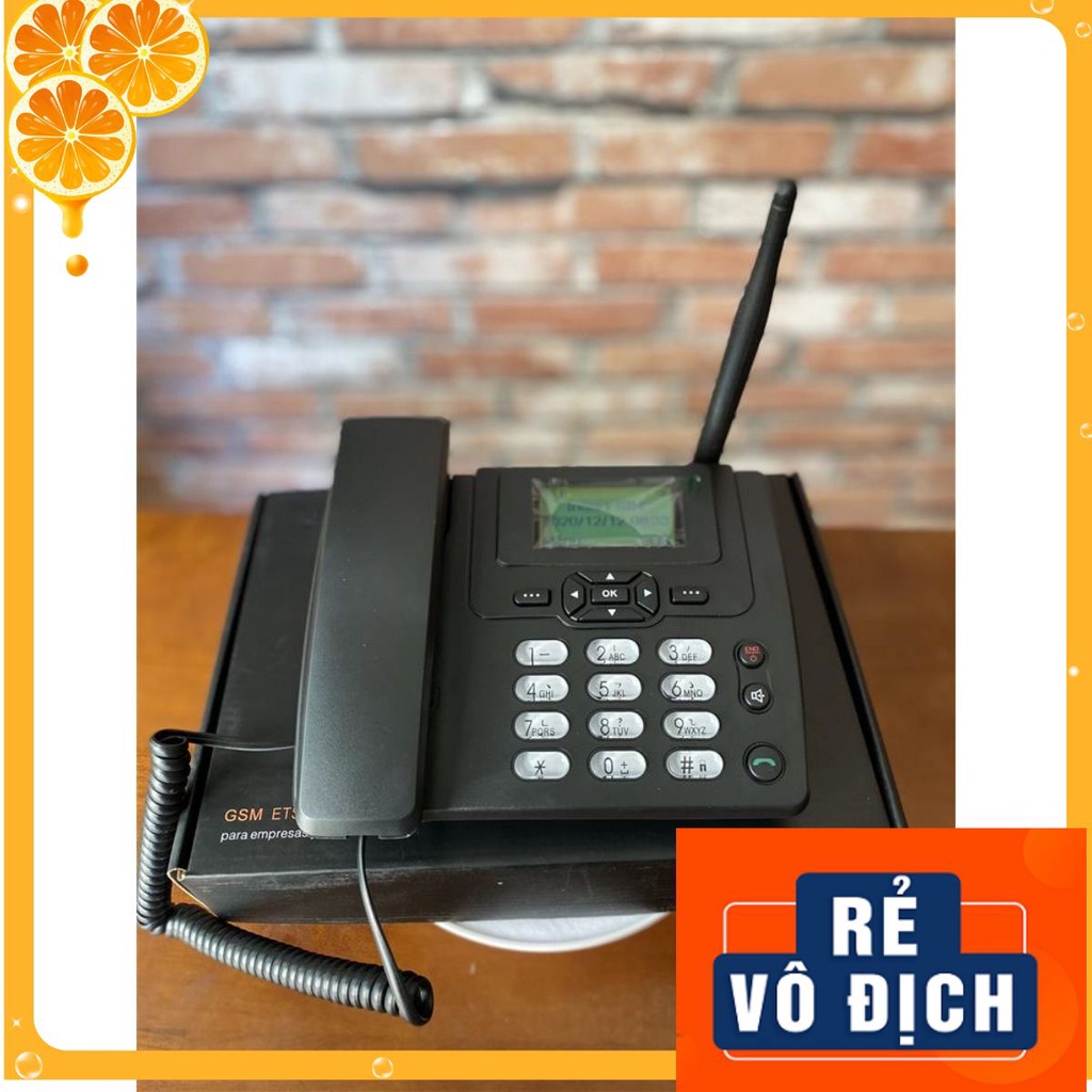 Máy điện thoại để bàn không dây Huawei ets 3125i lắp sim gphone homephone viettel vina mobi.. giá rẻ sóng khỏe loa to