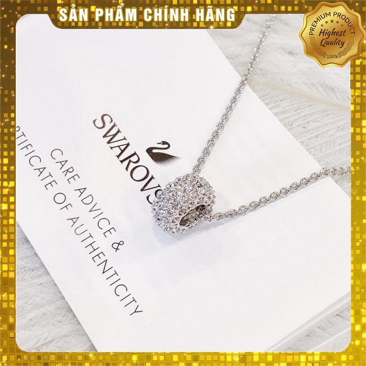 Dây chuyền nữ Swarovski stone đá tròn [CHÍNH HÃNG]