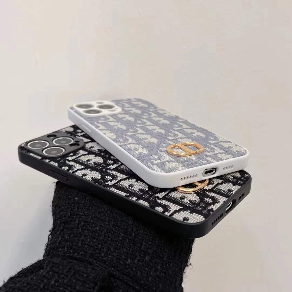 Ốp điện thoại thêu logo DIOR thích hợp cho IPHONE 13 Pro Max I13 13PRO 11 Pro Max 12 Pro Max X Xs Max 7plus 8plus