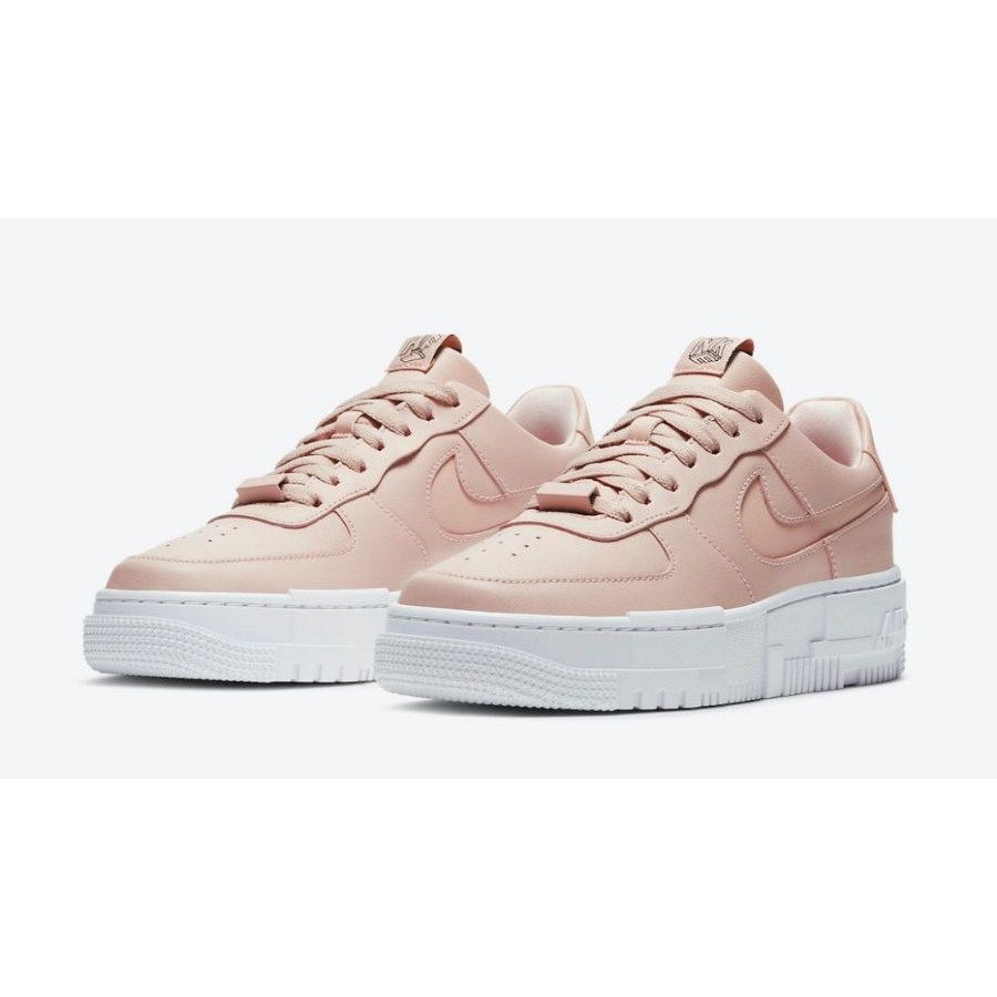 (AUTHENTIC 100%) Giày Sneaker Thể Thao NIKE Wmns Air Force 1 'Pixel Particle Beige' CK6649-200 Chính Hãng 100%