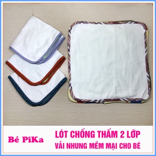 Bộ 5 tấm lót chống thấm Mommy vải nhung dùng lót thay bỉm cho bé