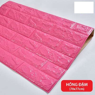 Bộ 20 Tấm Xốp Dán Tường 3d Giả Gạch Cao Cấp Kích Thước 77x70cm Siêu Chống Thấm,Chống Ẩm,Chống Ồn Hiệu Quả