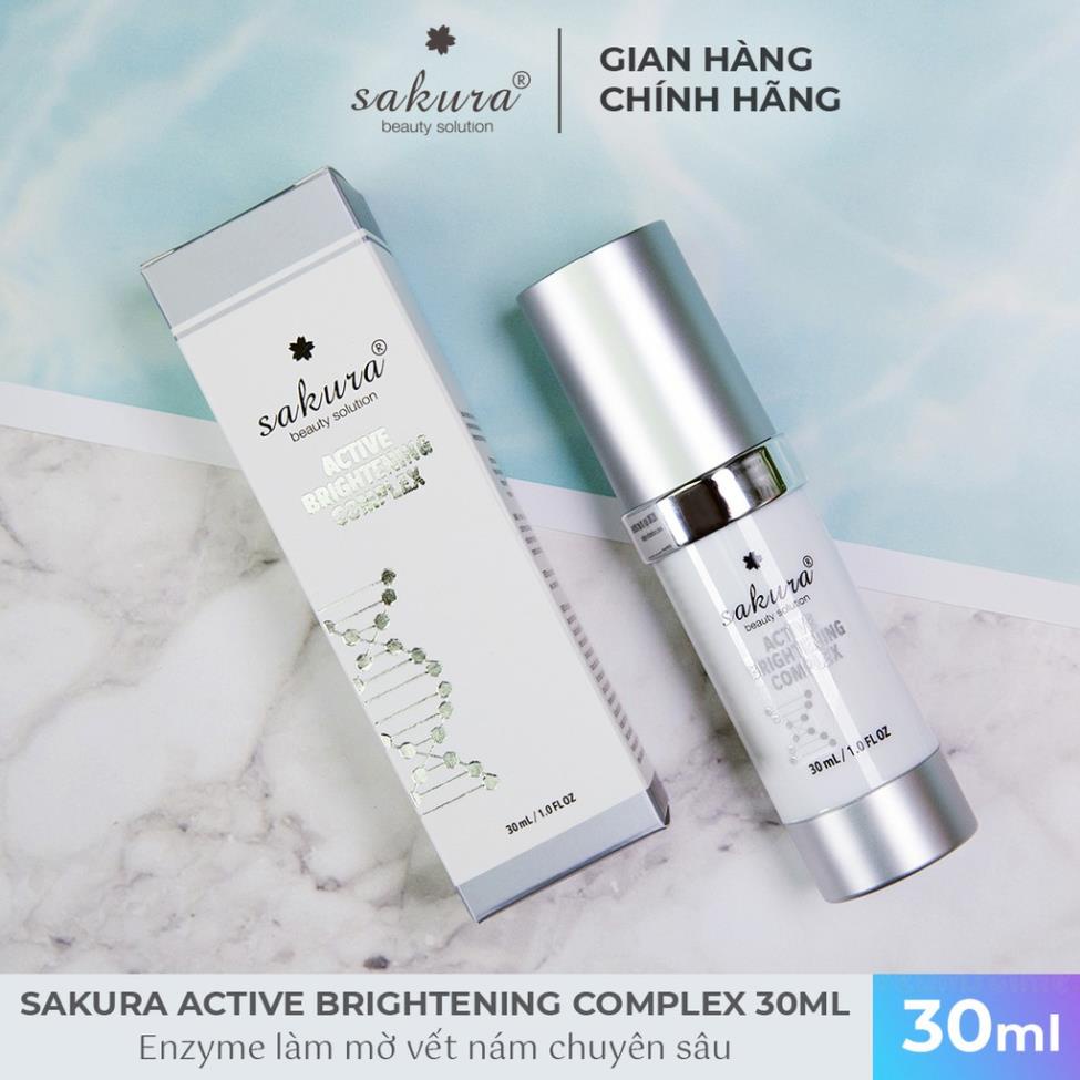 Enzyme giảm nám, mờ thâm, dưỡng trắng da Sakura Active Brightening Complex 30ml - Mỹ Phẩm Mai Hân