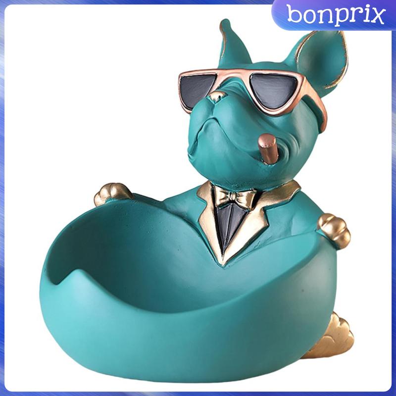Mô Hình Chú Chó Bằng Nhựa Resin Màu Đen Trang Trí Nhà Cửa / Văn Phòng