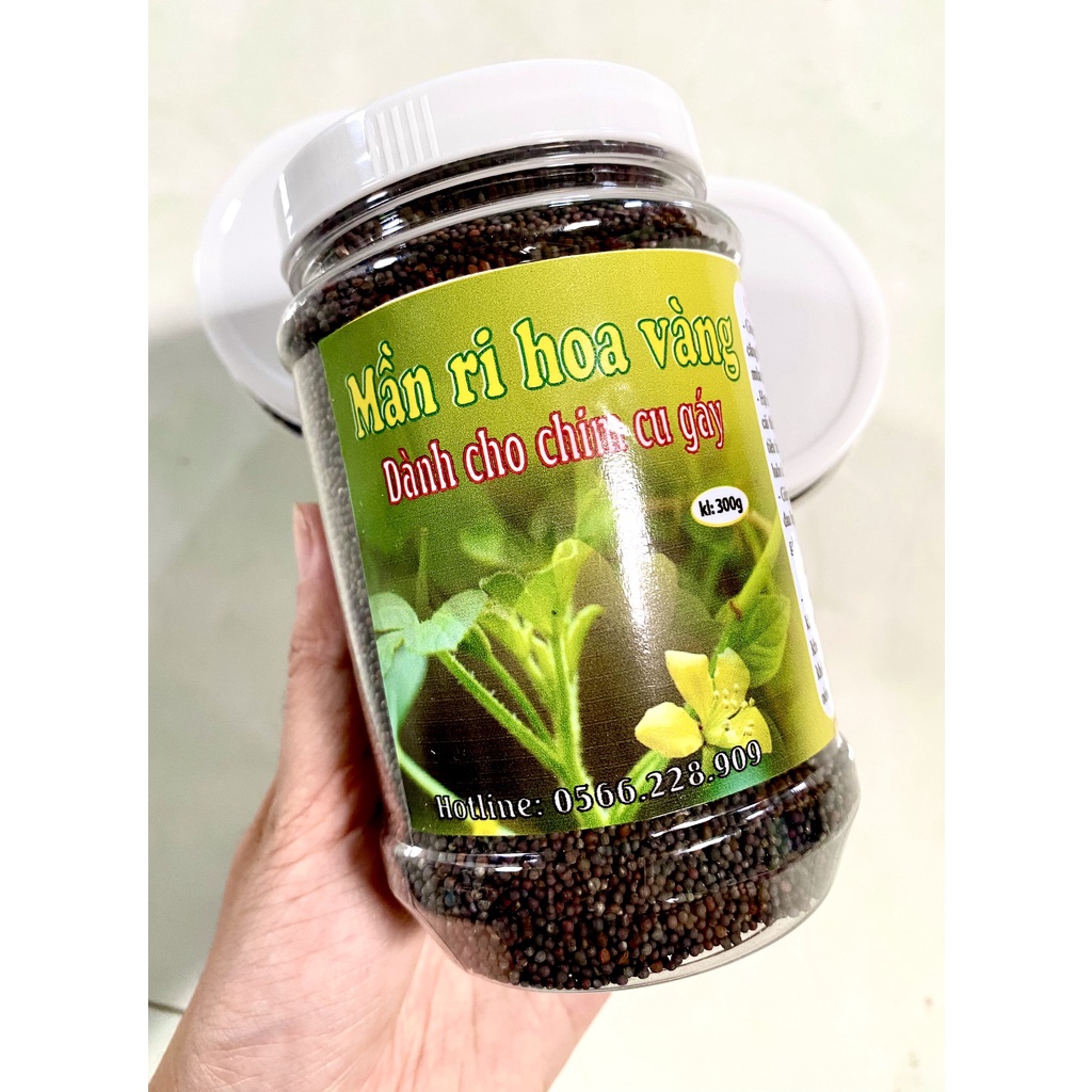 Thức Ăn Cho Cu Gáy Hạt Mần Ri Hoa Vàng - Hạt màn Màn hủ 300gram