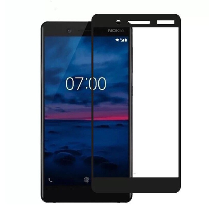 Dán Kính Cường Lực Full 5D Tràn Màn Hình Nokia 6.1 /Nokia 6