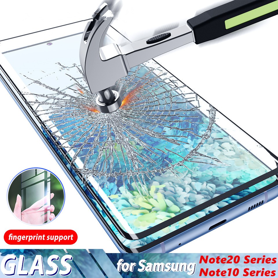 Kính Cường Lực Bảo Vệ Màn Hình Cong 3d Cho Samsung Galaxy Note20 Note 20 Ultra 6.9" 10 Note10 Plus