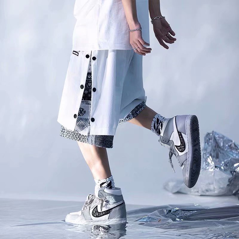 Quần ngắn ống rộng Phong Cách Hàn Quốc Dành Cho Nam