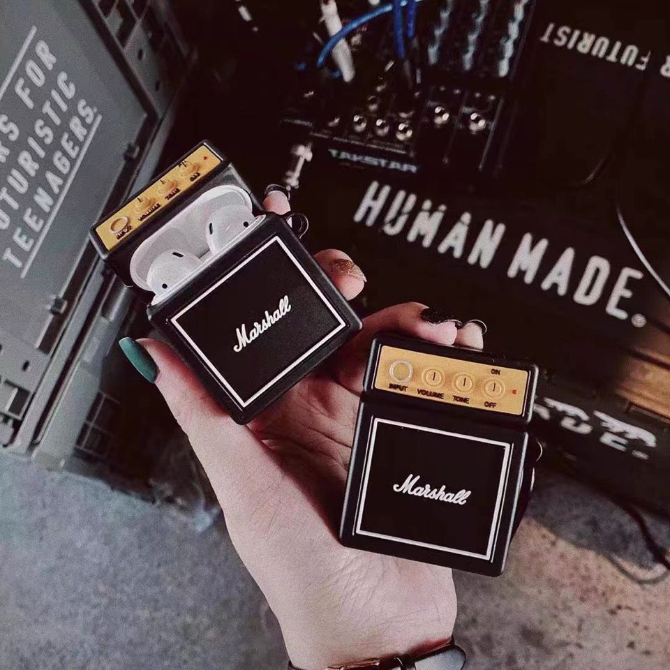 Case Airpod 1 2 3 2021 | Pro | Pro 2 2022 Marshall Kilburn - Vỏ bọc Cover đựng tai nghe không dây Airpods Loa nghe nhạc