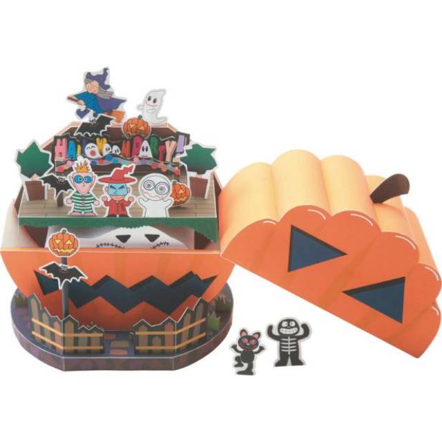 Mô Hình Ngôi Nhà Halloween Bằng Giấy Độc Đáo