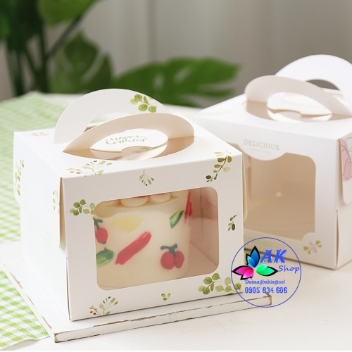 SET 10 HỘP BÁNH KEM SIZE 16CM - CAO 12.5CM