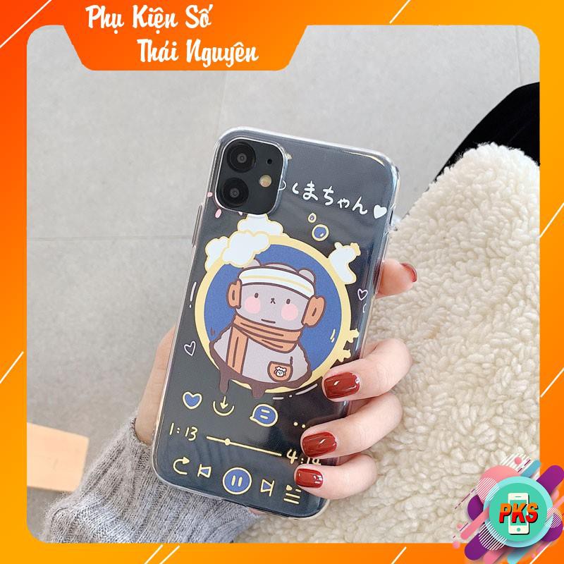 Ốp lưng iphone Gấu  - Chó Chibi 6/6plus/6s/6s plus/6/7/7plus/8/8plus/x/xs/xs max/11/11 pro/11 promax DT01