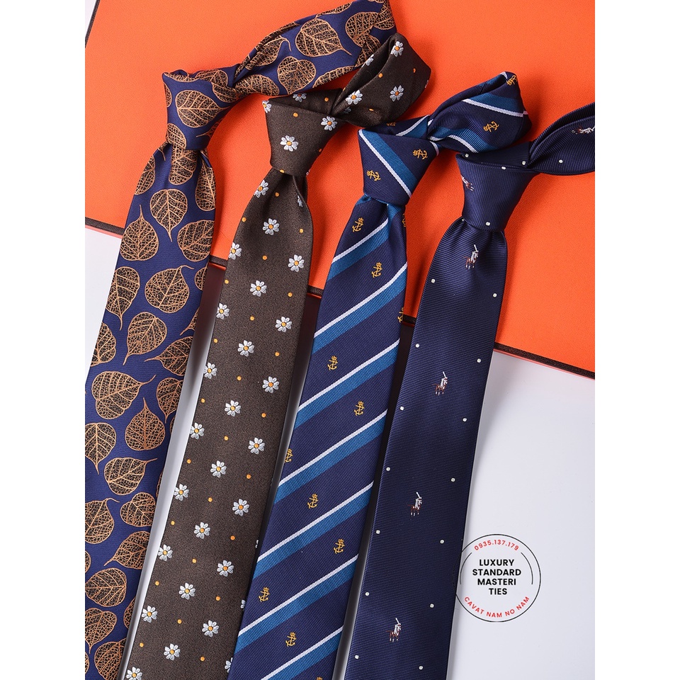 Cà Vạt Nam Bản Trung Masteri Bản Tiêu Chuẩn 7cm dòng Cao Cấp có Hộp Túi Giấy đồng bộ Hàng Mới Về cho mùa Thu Đông 2021