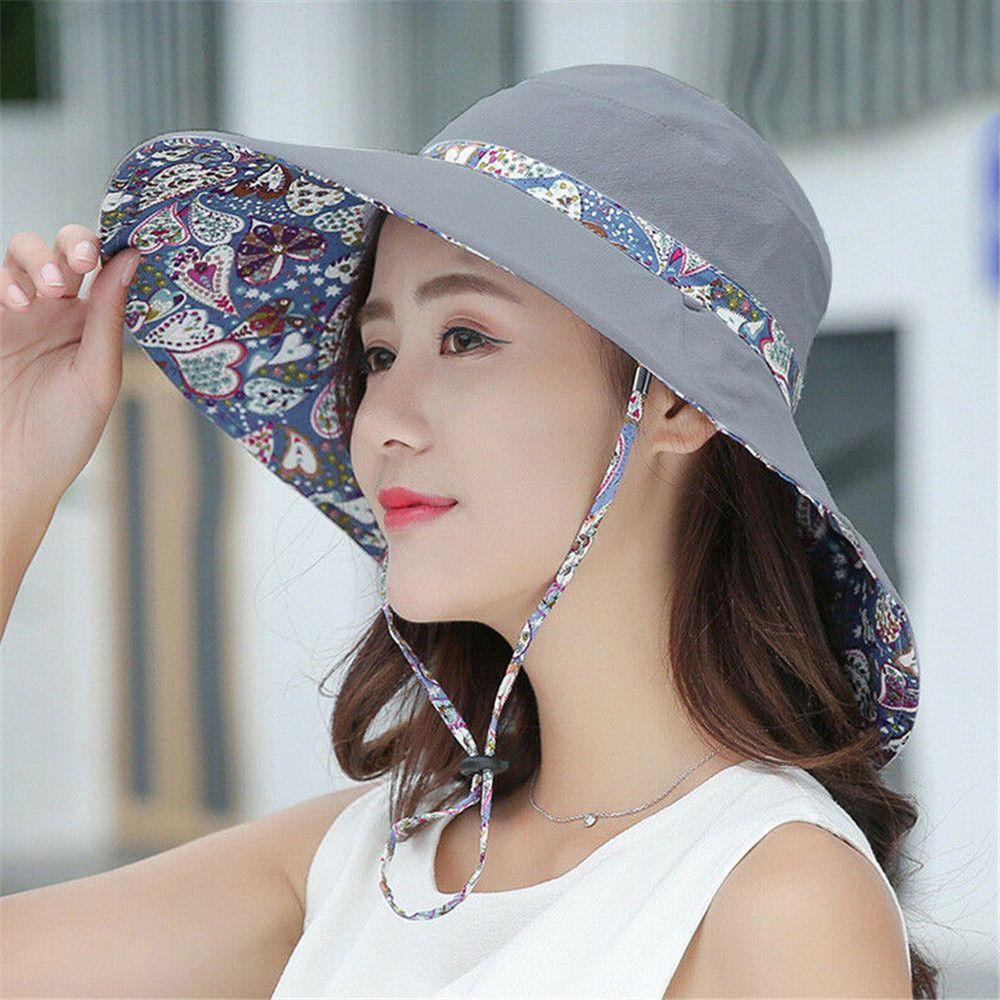 Nón Bucket Rộng Vành Chống Tia UV Thời Trang Xuân Hè