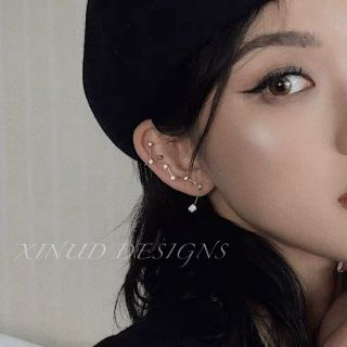 Khuyên tai đính đá thời trang hình chòm sao sành điệu (Ms G13)