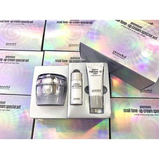 SET KEM ỐC SÊN DƯỠNG TRẮNG DA GOODAL PREMIUM SNAIL TONE UP CREAM HÀN QUỐC