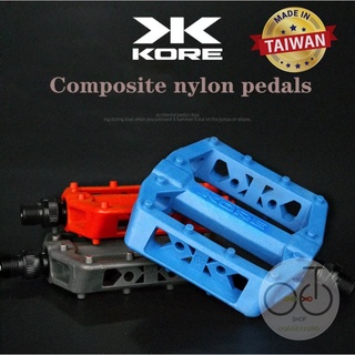 Pedal bàn đạp kore ultralight mtb pvc nhựa made in taiwan