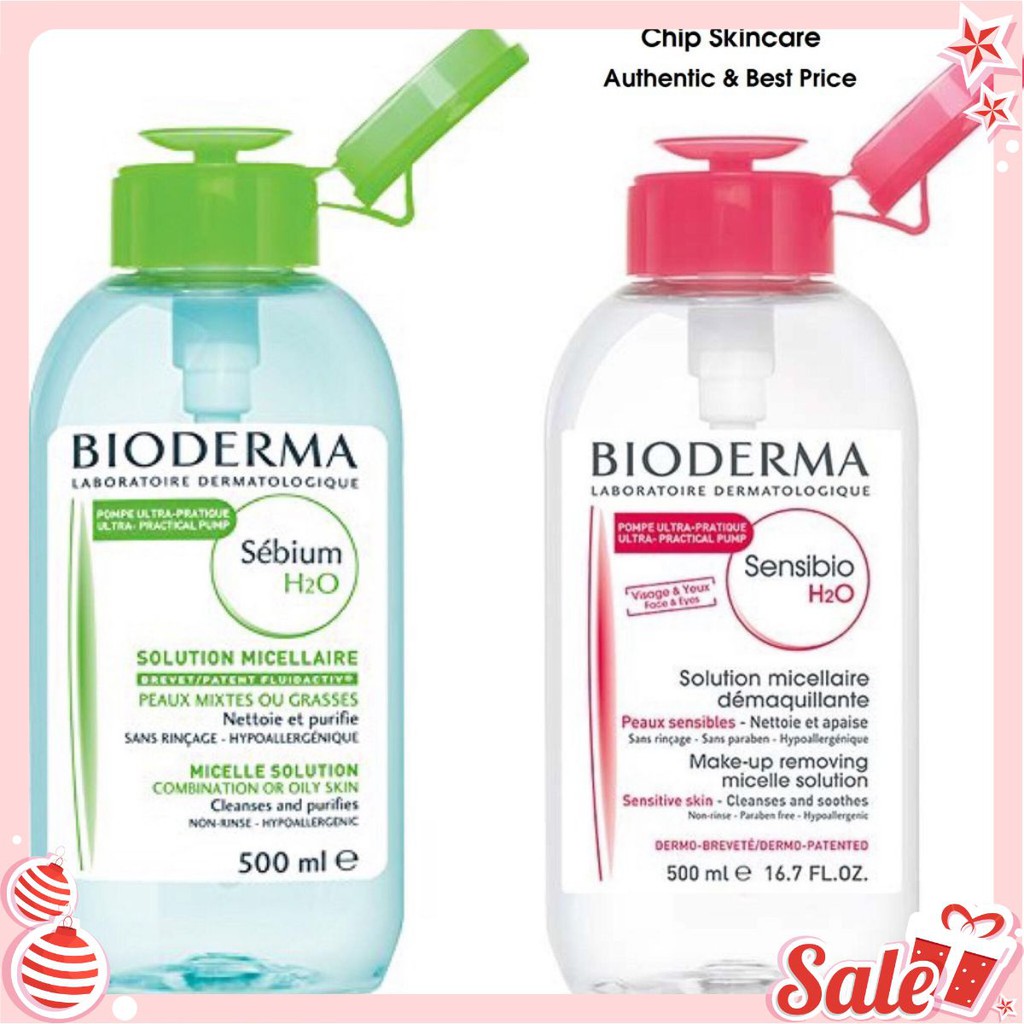 Nước tẩy trang BIODERMA Sensibio H2O Pháp Nắp Nhấn [MUA THẢ GA] | BigBuy360 - bigbuy360.vn